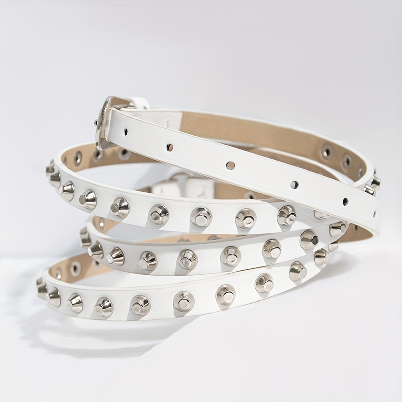 Women's Double Ring Casual Bucket Slim Waist Belt